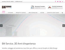 Tablet Screenshot of bmservice.it